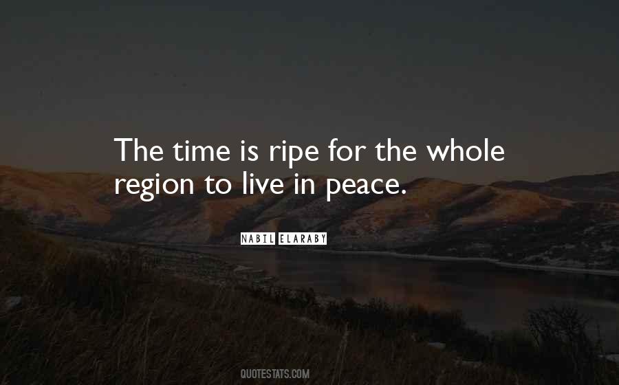 Live In Peace Quotes #1021631