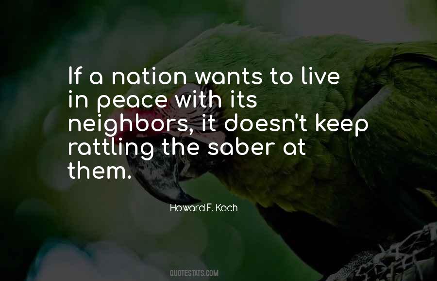 Live In Peace Quotes #1462571