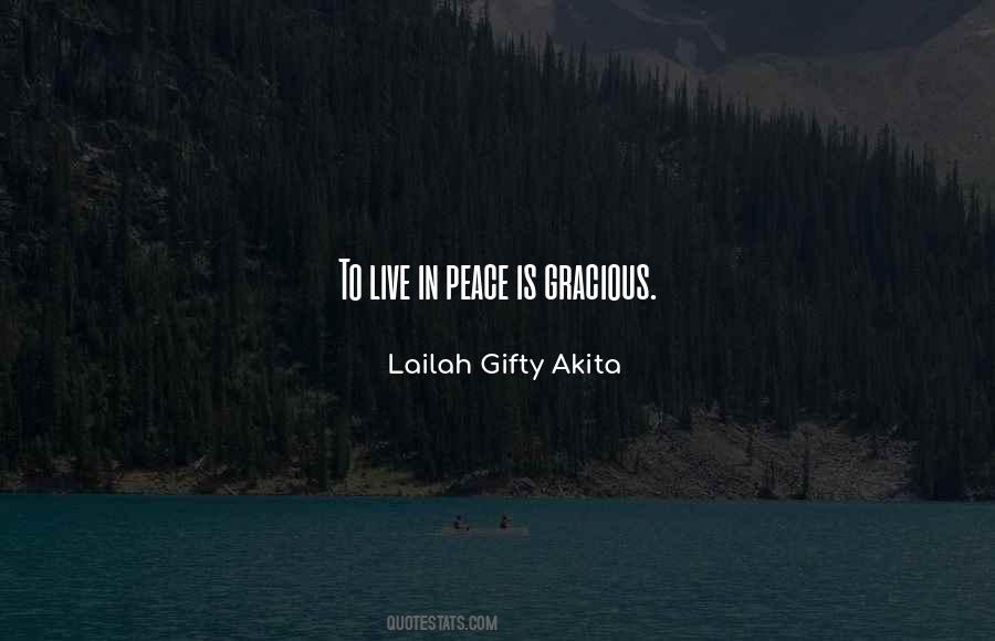 Live In Peace Quotes #1823097