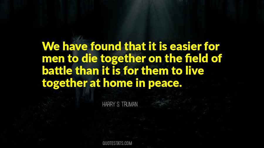 Live In Peace Quotes #9946