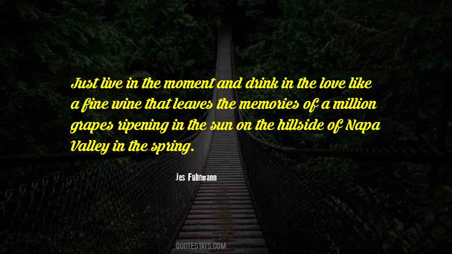 Live In The Moment Love Quotes #1153255