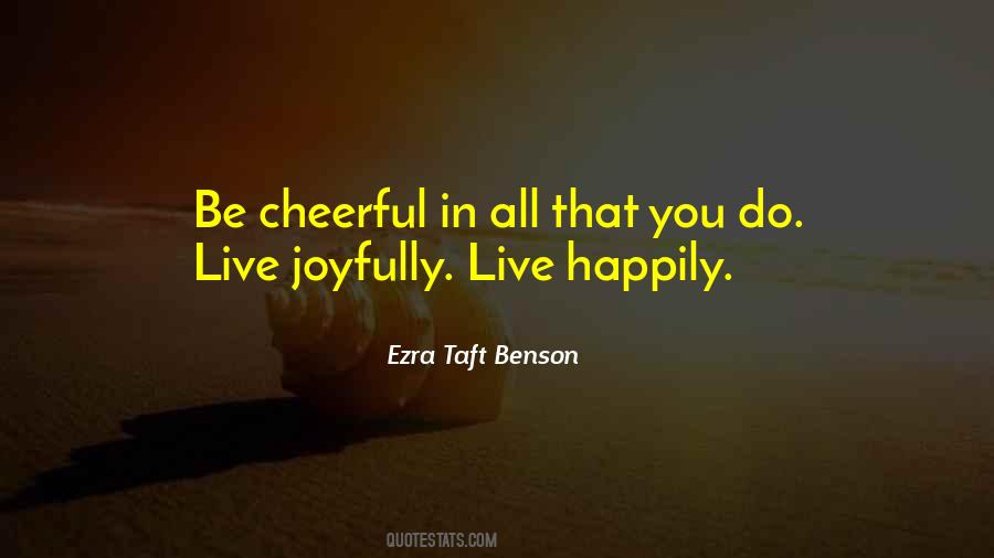 Live Joyfully Quotes #1682548