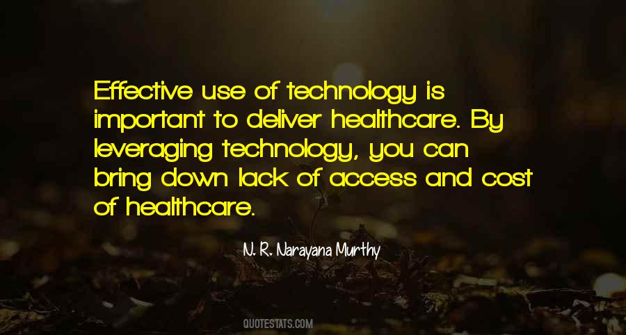 Quotes About Technology And Healthcare #1316657