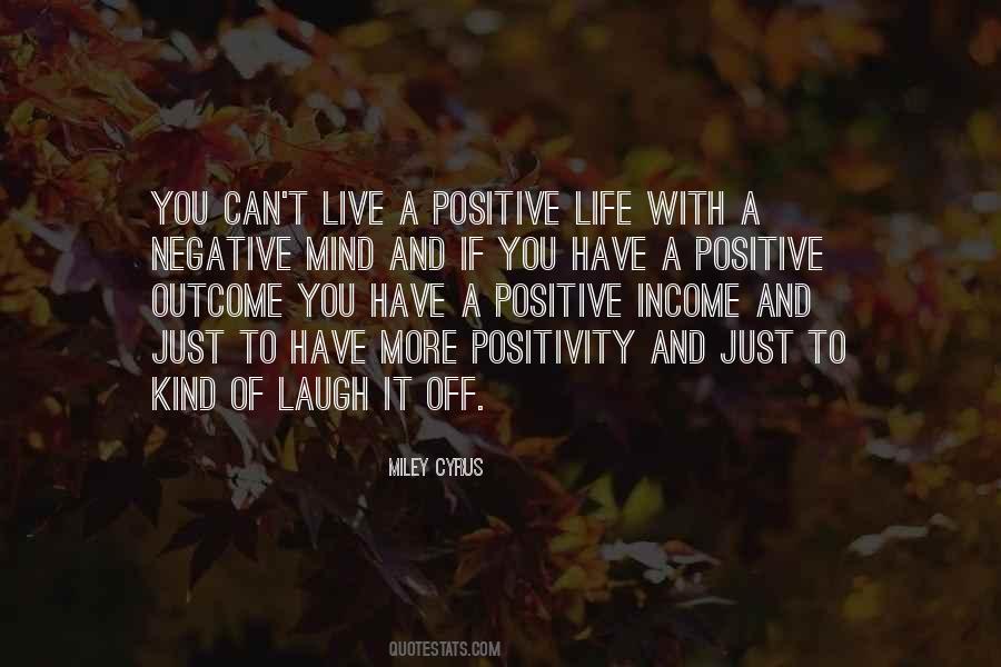 Live Life Positive Quotes #880469