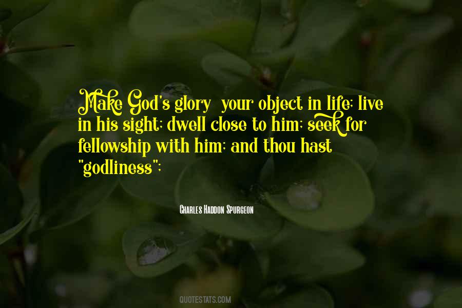 Live Life With God Quotes #1295627