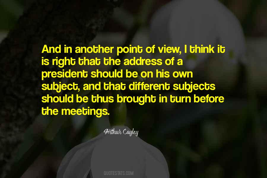 Quotes About Different Point Of View #433454