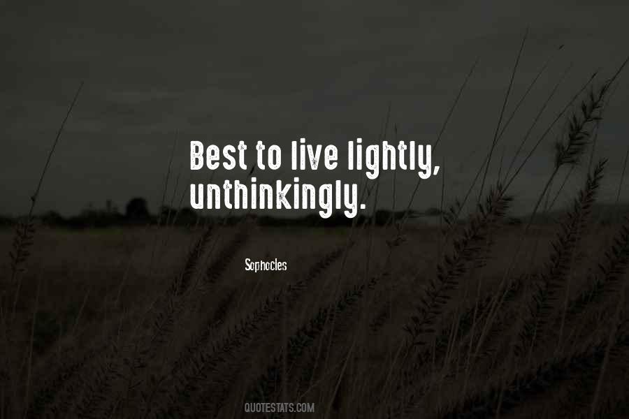 Live Lightly Quotes #752897