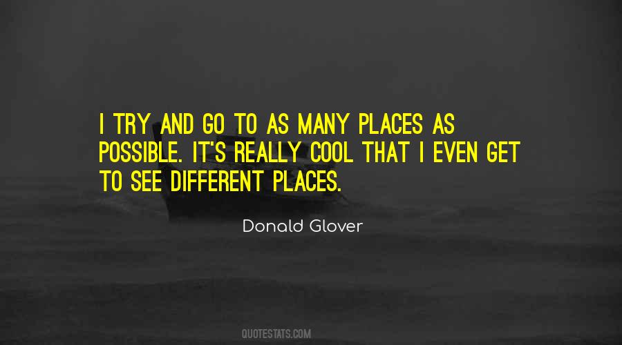 Quotes About Different Places #1030029
