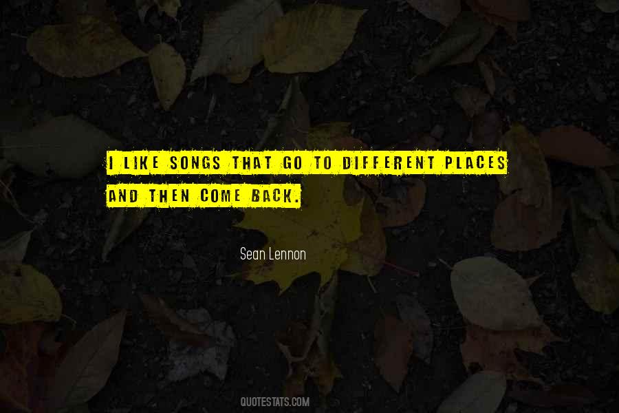 Quotes About Different Places #1713513