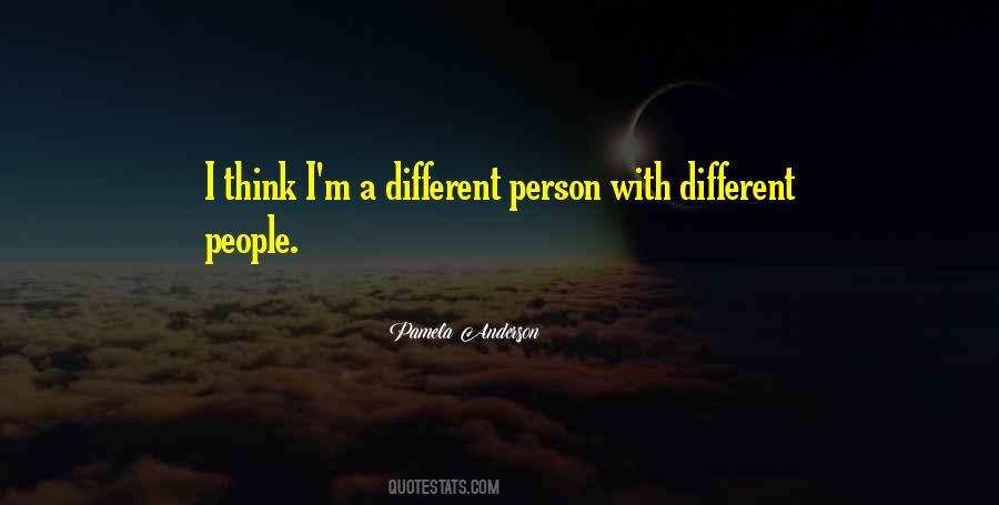 Quotes About Different People #1275166