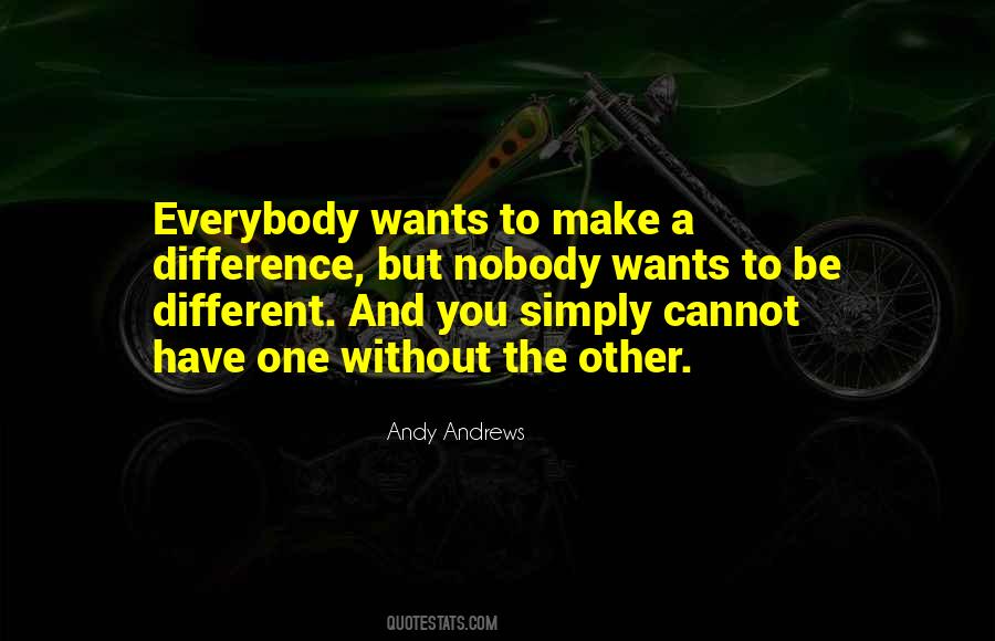 Quotes About Difference Making #191244