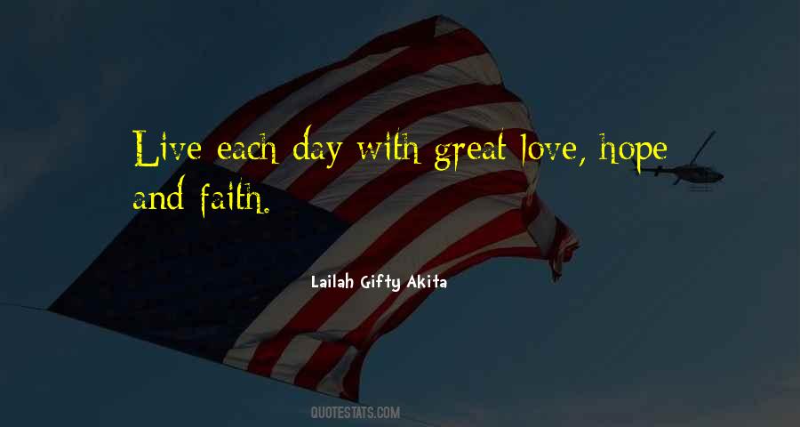 Live With Faith Quotes #1458605