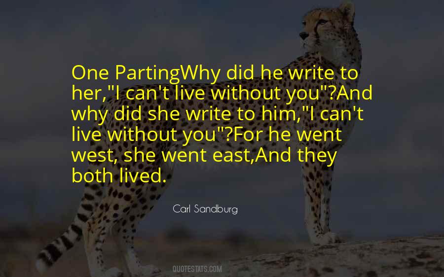 Live Without You Quotes #1548050