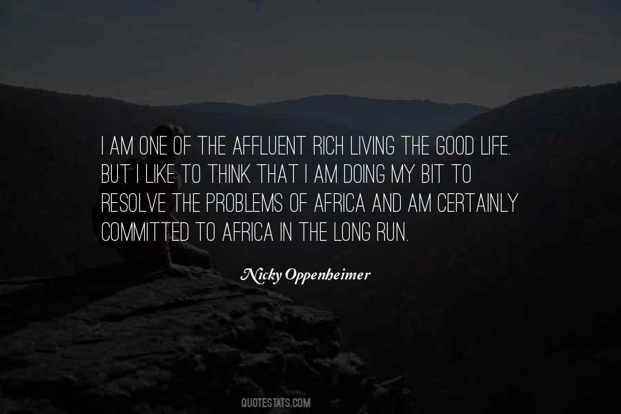 Living A Rich Life Quotes #1417144