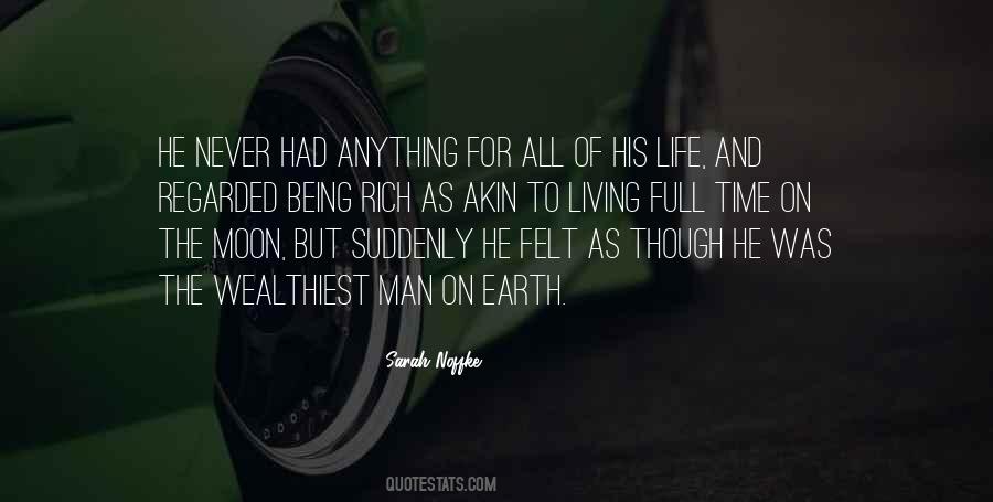 Living A Rich Life Quotes #718546