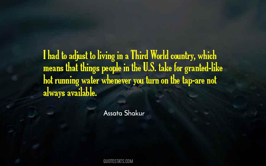 Living In A Third World Country Quotes #1510252