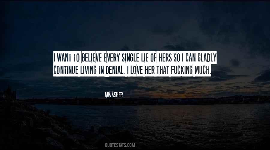 Living In Denial Quotes #193078