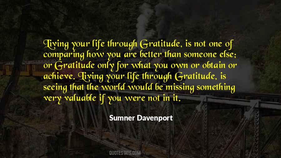 Living In Gratitude Quotes #1465620