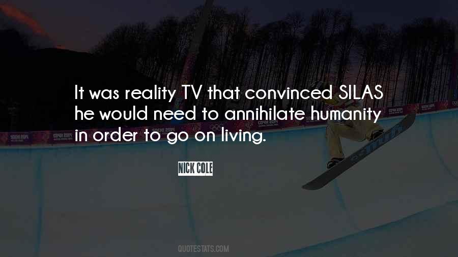 Living In Reality Quotes #492197