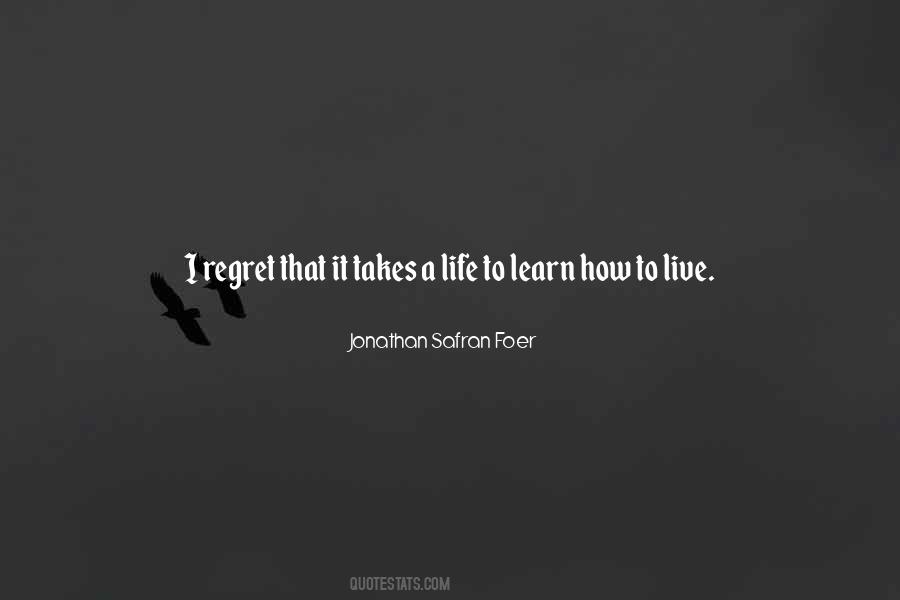 Living In Regret Quotes #890970