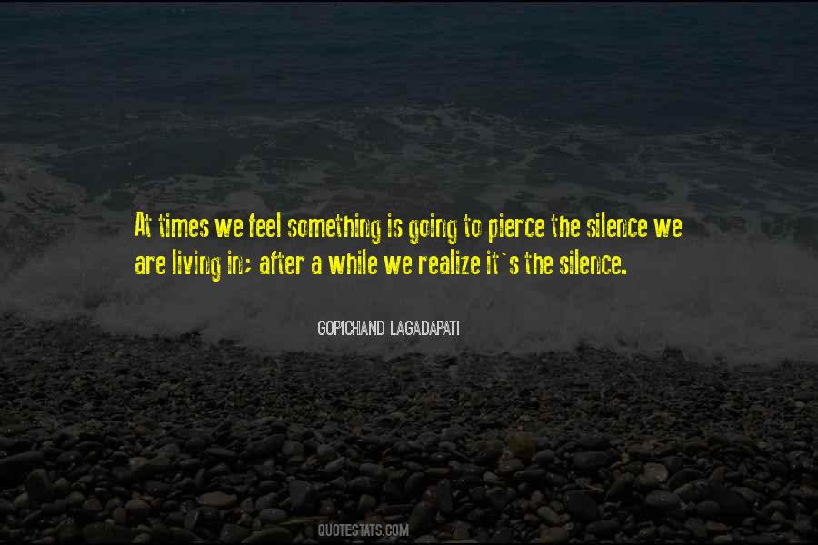 Living In Silence Quotes #86141