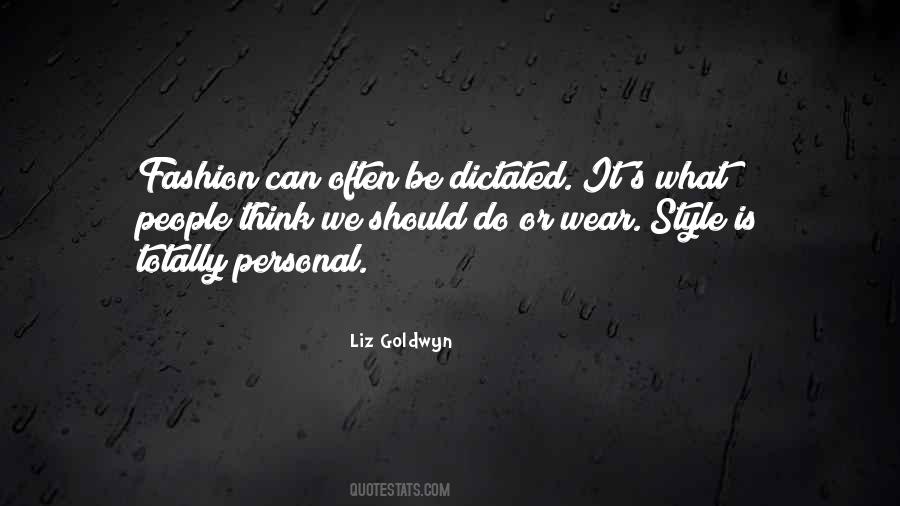Quotes About Dictated #1815883