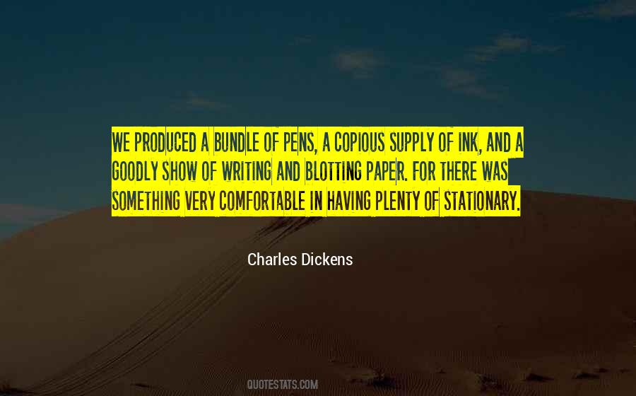 Quotes About Dickens Writing #419017