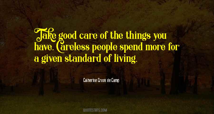 Living Standard Quotes #74413