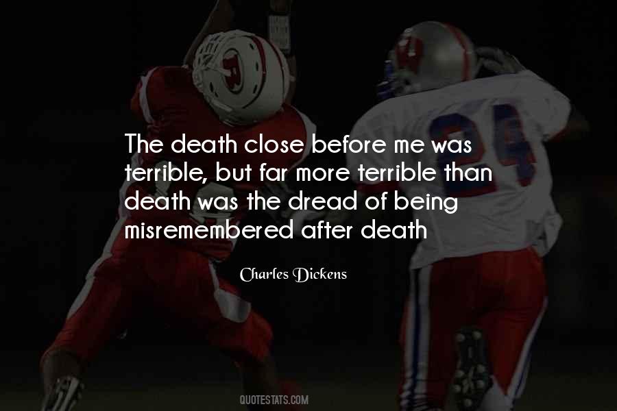 Quotes About Dickens Death #343880