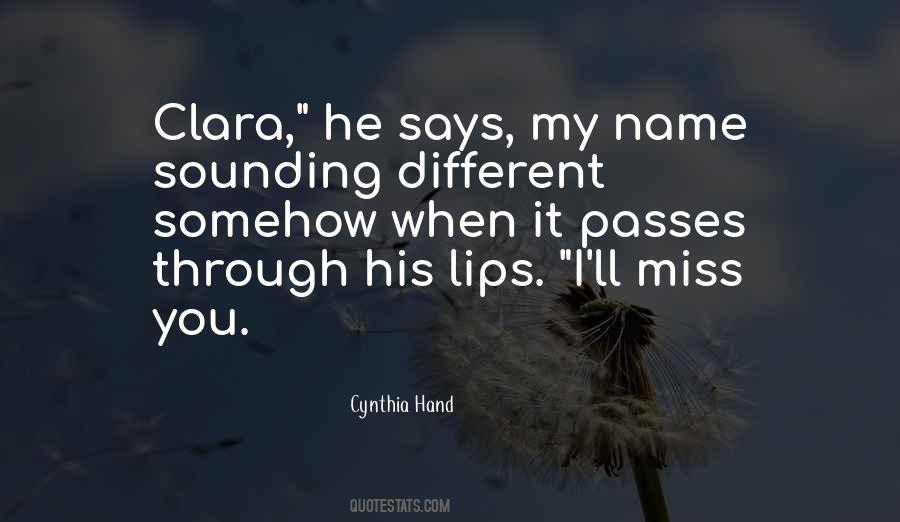 Ll Miss You Quotes #1300567