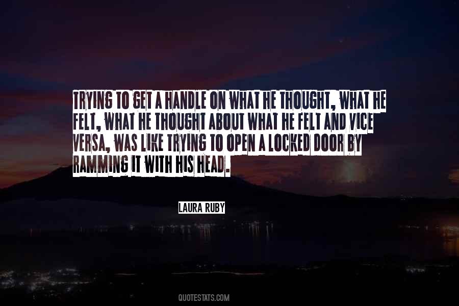 Locked Door Quotes #1141018