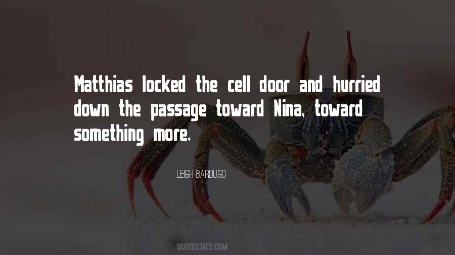 Locked Door Quotes #1324602