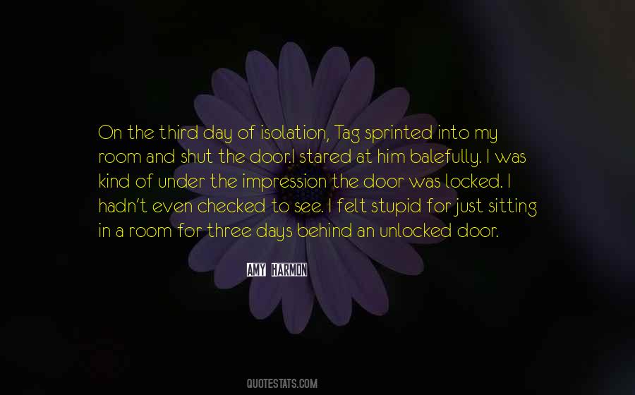 Locked Door Quotes #1406729