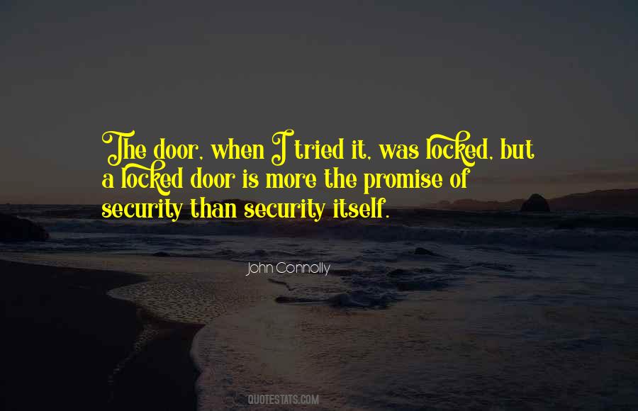 Locked Door Quotes #153459