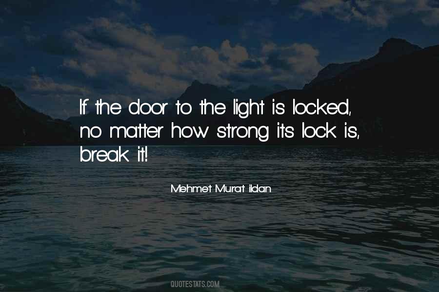 Locked Door Quotes #1626356