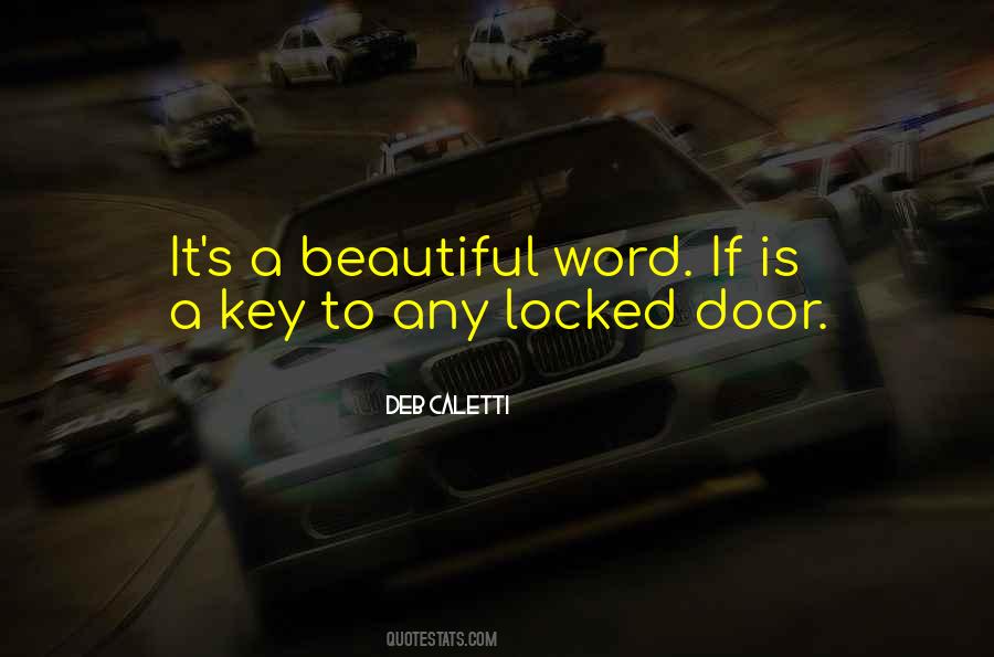 Locked Door Quotes #1687823