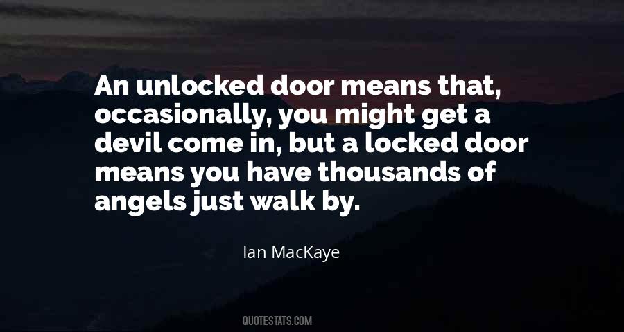 Locked Door Quotes #688370