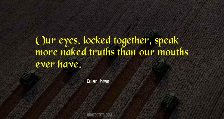 Locked Eyes Quotes #283511