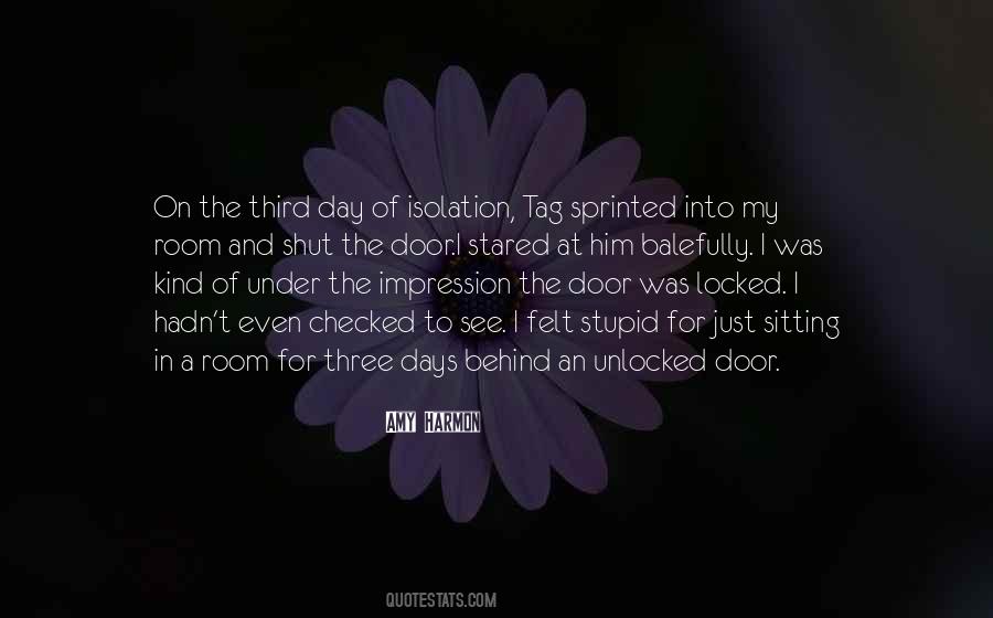 Locked Room Quotes #1406729