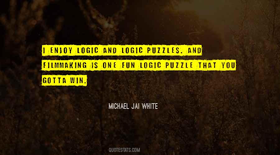 Logic Puzzles Quotes #793204