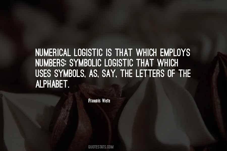 Logistic Quotes #941145