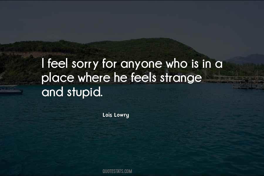 Lonely Feel Quotes #170555