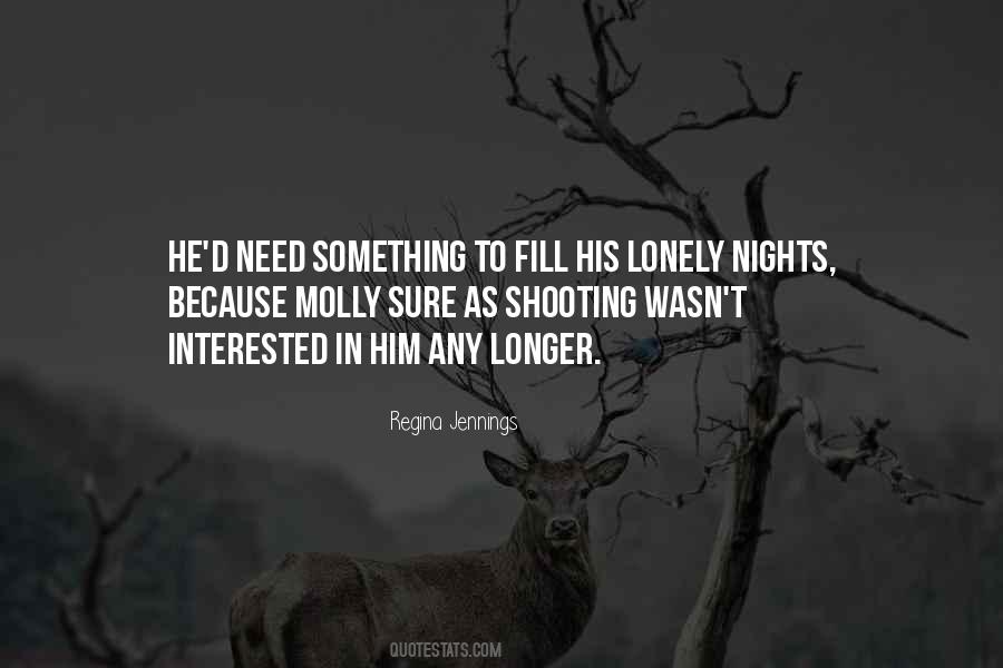 Lonely Nights Without You Quotes #137470