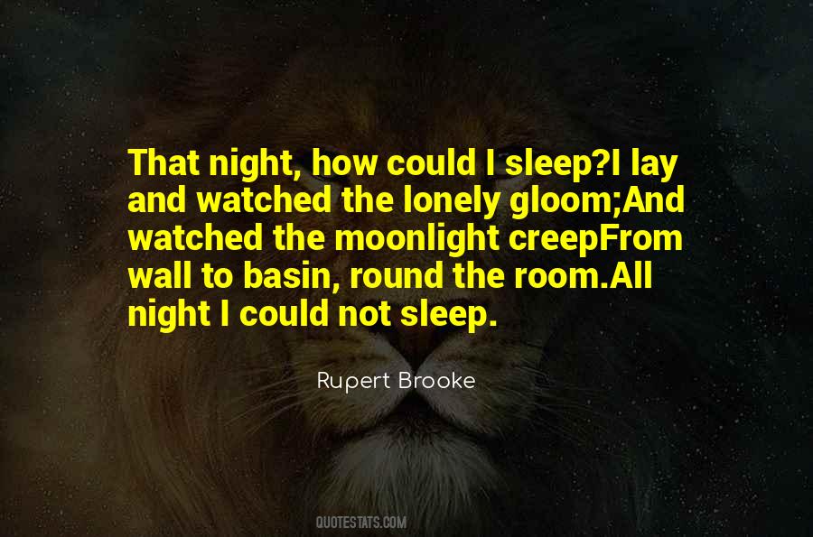 Lonely Sleep Quotes #781971