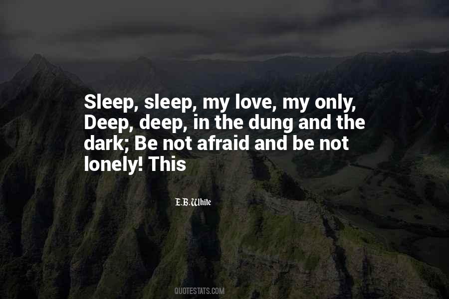 Lonely Sleep Quotes #981366
