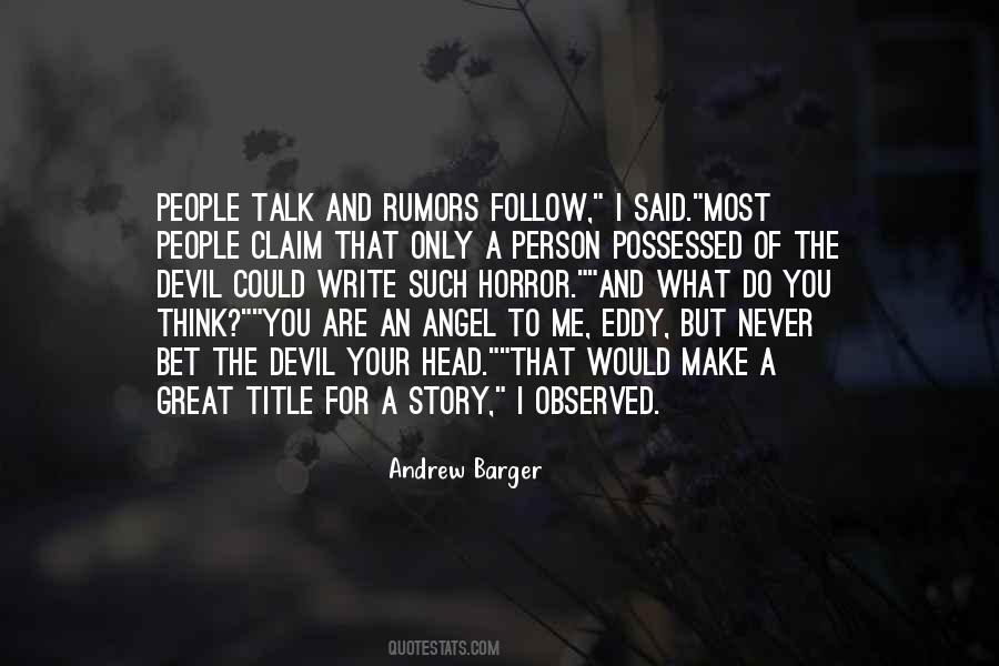 Quotes About Devil And Angel #1275930