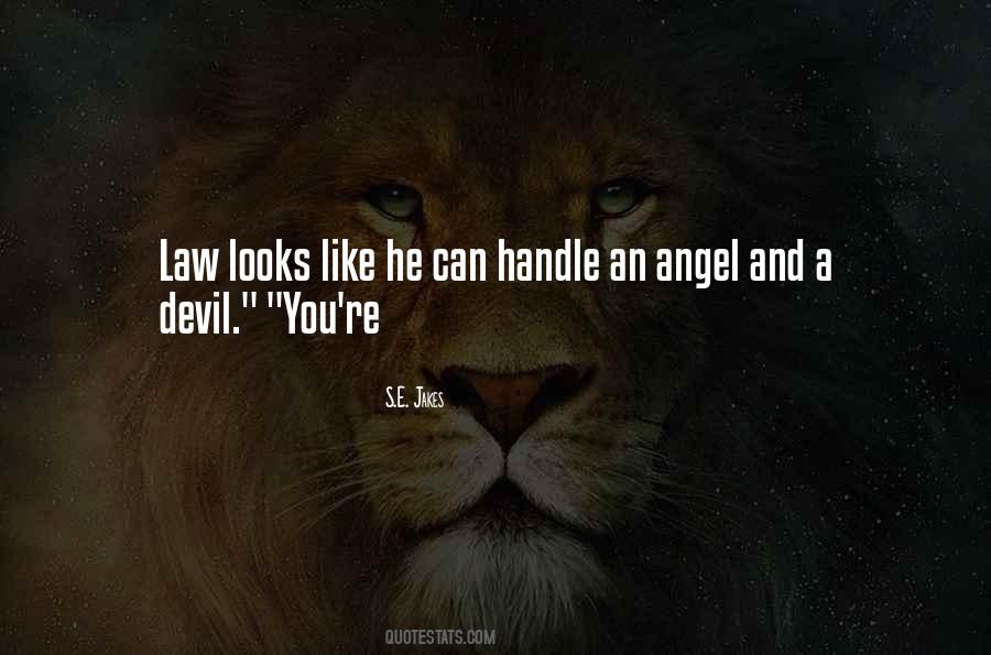 Quotes About Devil And Angel #1768090