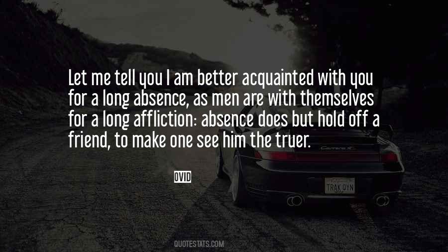 Long Absence Quotes #1096718