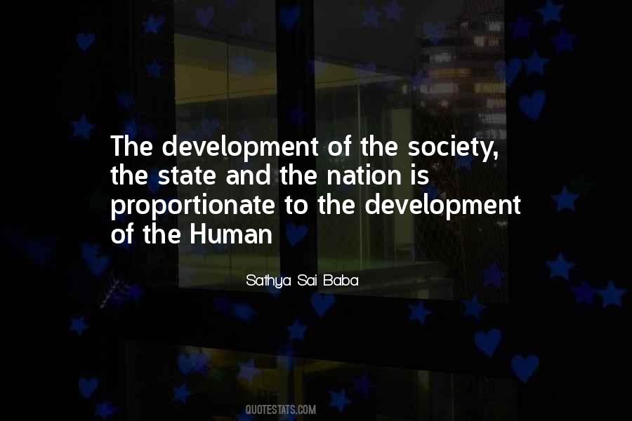 Quotes About Development Of Society #1378111