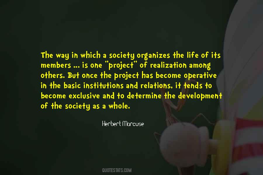 Quotes About Development Of Society #219458